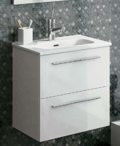 Picture of Paris 50cm Gloss White Vanity Unit