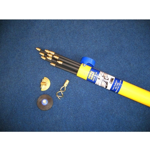 Picture of Horobin Drain Clear Set & 3 Tool Sewer Set (100mm Plunger, Double Worm Screw & 100mm Drop Scraper) 