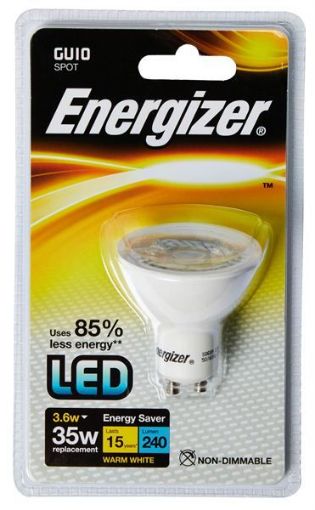 Picture of Energizer Led Gu10 3.1W 230Lm Warm White 35W 1791-10