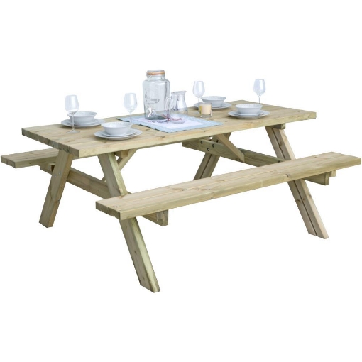 Picture of Pressure Treated Heavy Duty Picnic Bench