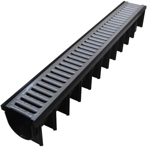 Picture of Galvansised Grating & Channel Drainage - 1m x 84mm