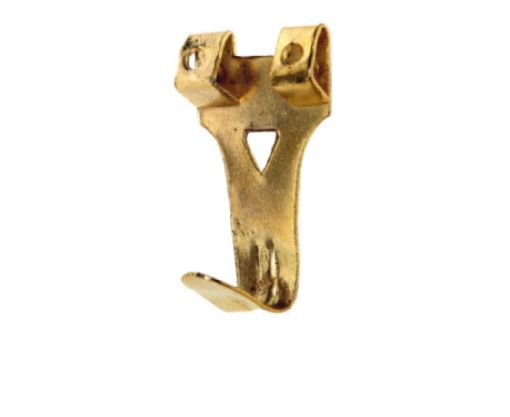 Picture of Phoenix No.3 Picture Hook Brass Double (4)