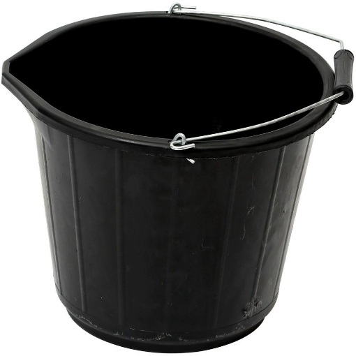Picture of Riaar Plastic Bucket Black - 3 Gallon