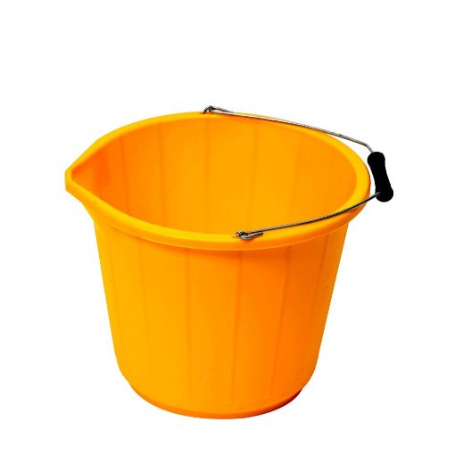 Picture of Plastic Bucket Yellow - 3 Gallon