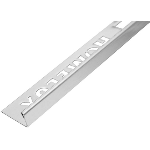 Picture of Homelux Tile Trim Straight Edge Stainless Steel Effect 10mm X 2.5M