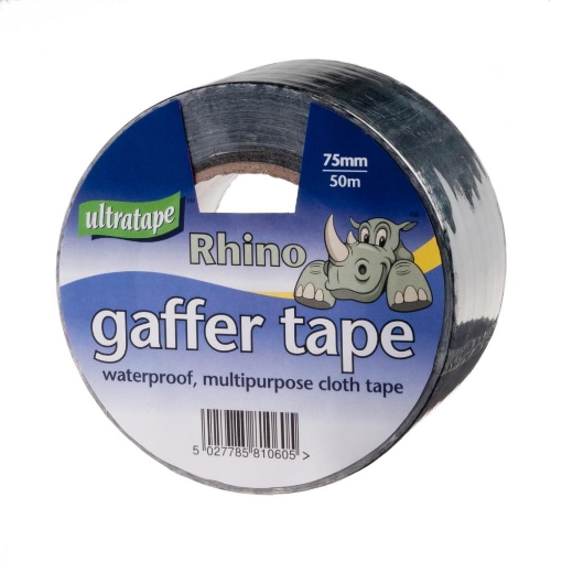 Picture of Rhino Gaffer Tape Black 50mm X 50M