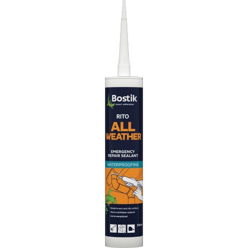 Picture of Bostik Rito All Weather Sealant Black 300ml Cartridge 
