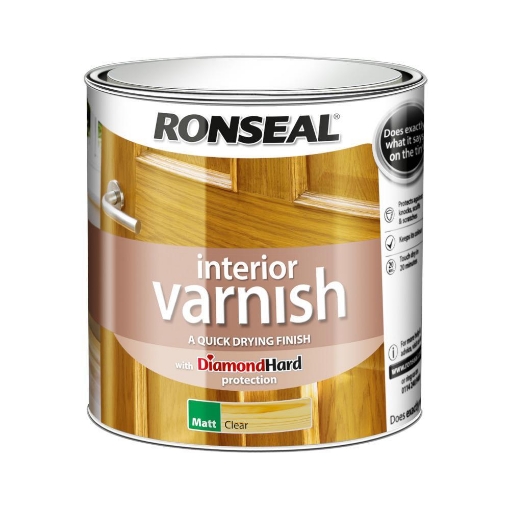 Picture of Ronseal Interior Varnish Mat Clear 2.5Lt