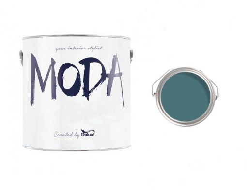 Picture of Dulux Paint Moda Matt Tilbury Teal 2.5L