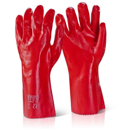 Picture of Safeline 14 Pvc Gloves Gauntlets  (Pv91-35)