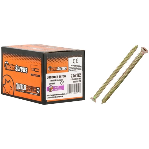 Picture of Concrete Screw 7.5x152mm Box 100 6mm Pilot