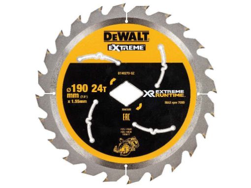 Picture of Dewalt Extreme Runtime FlexVolt Circular Saw Blade 190mm x Diamond x 24T