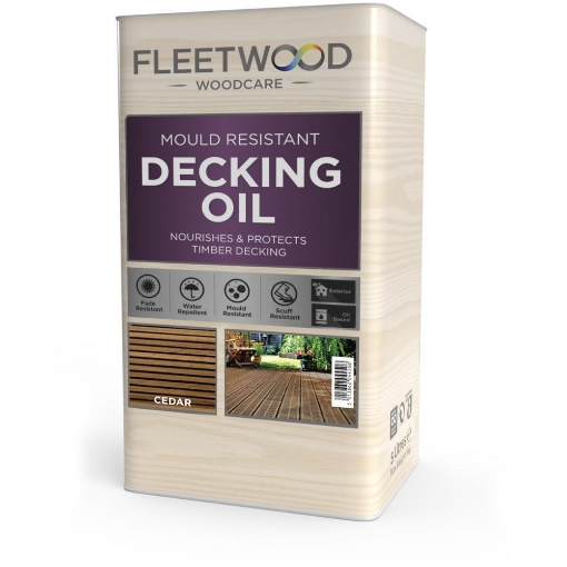 Picture of Fleetwood 5L Decking Oil-Cedar