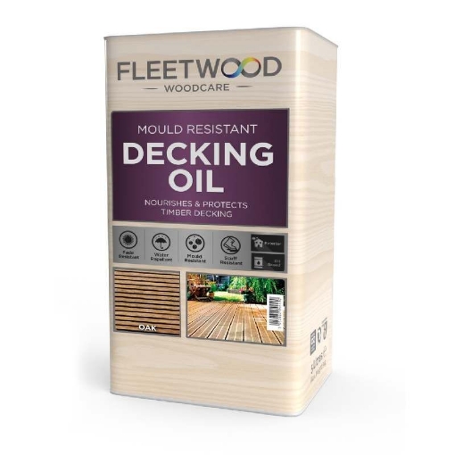 Picture of Fleetwood 5L Decking Oil- Oak