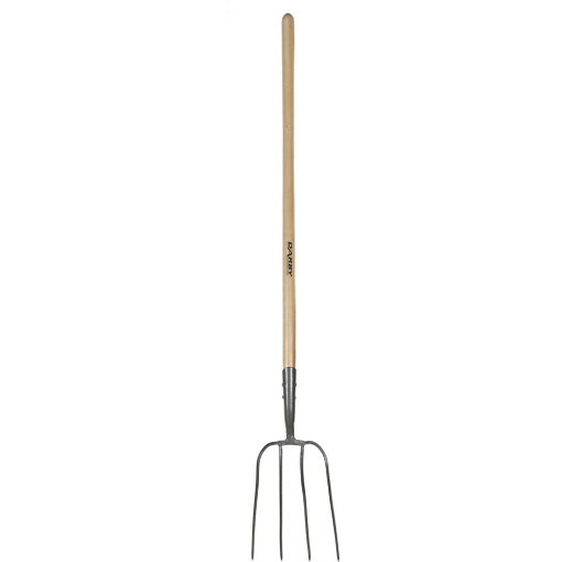 Picture of True Temper Darby Forged Manure Fork Long Handle Double Rivet 