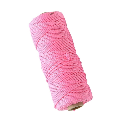 Picture of Faithfull Hi-Vis Nylon Brick Line 105M - Pink