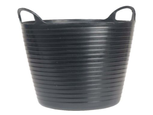 Picture of Faithfull 28L H/D Polyethylene Flex Tub  Black