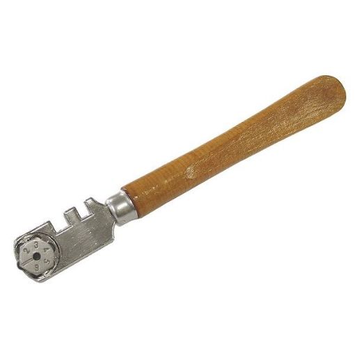 Picture of Faithfull Six Wheel Glasscutter Tc - Wood Handle