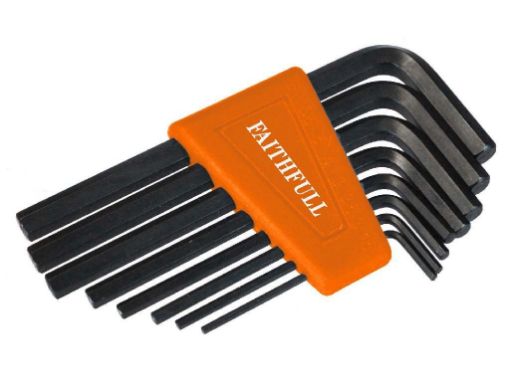 Picture of Faithfull Hex Key Set (8) Metric - Short Arm