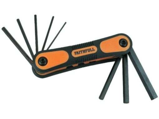 Picture of Faithfull Folding Hex Key Set (8) Metric