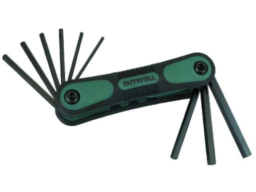 Picture of Faithfull Folding Hex Key Set (9) A/F