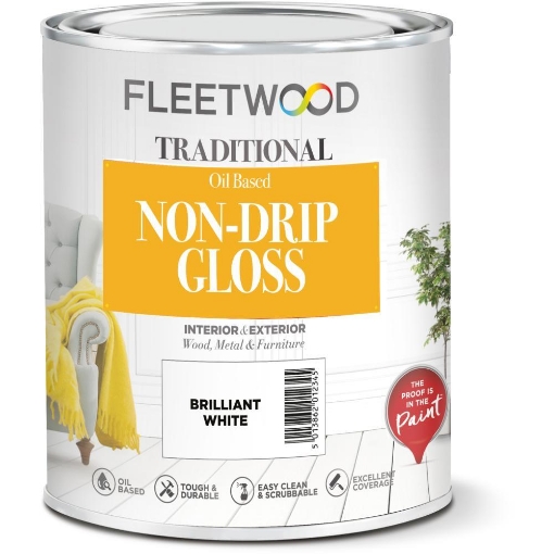 Picture of Fleetwood 2.5L Non Drip Gloss Brilliant White