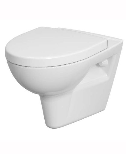 Picture of Parva Wall Hung Rimless WC-Soft Close Seat