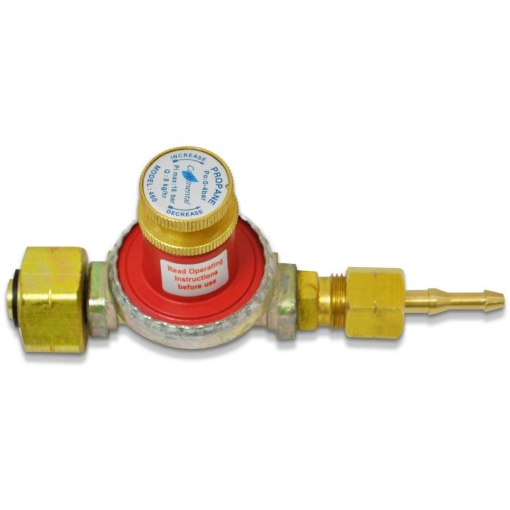 Picture of High Pressure Reducer Gas Regulator (Red Torch On)