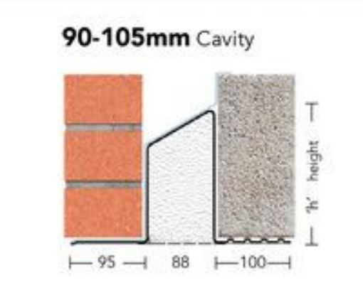 Picture of Keystone Lintel Standard S/K-90 2400mm (For Cavity Widths 90-105mm)