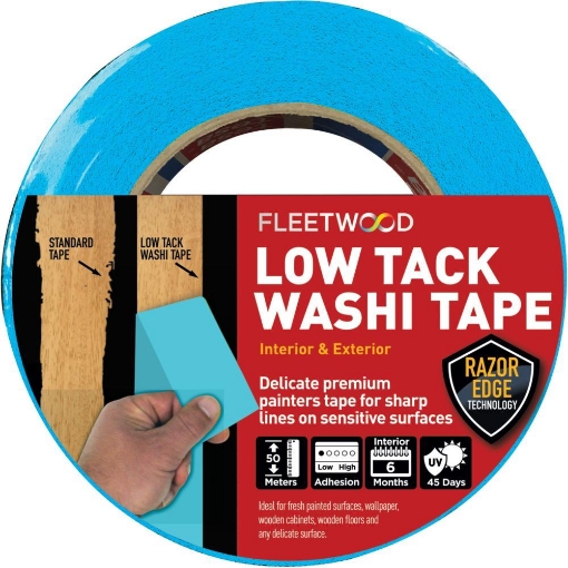 Picture of Fleetwood 1" Low Tack Washi Tape 