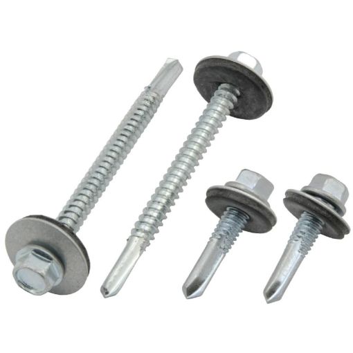 Picture of 5.5x38mm Hex Self Drill Screw 5 Point Washer 100S