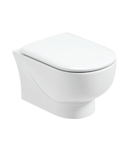 Picture of Verona Wall Hung Rimless Toilet & Soft Close Seat