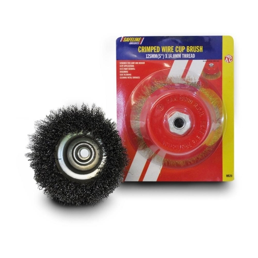 Picture of Safeline 5"  M14 Crimped Cup Wire Brush Brushes
9" Grinder