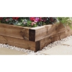 Picture of Pressure Treated Railway Sleepers Brown - 100mm x 200mm 2.4m