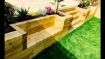Picture of Pressure Treated Railway Sleepers Brown - 100mm x 200mm 2.4m