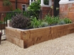Picture of Pressure Treated Railway Sleepers Brown - 100mm x 200mm 2.4m