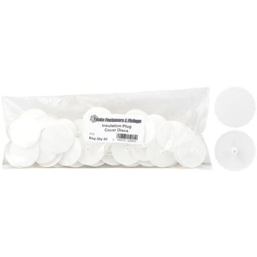 Picture of Mushroom Insulation Plug Cover Caps Plastic Bag 50