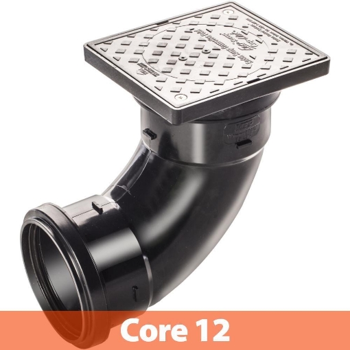 Picture of Necoflex Radon Easi-sump Cap Link Bend Escl02 (90°) 