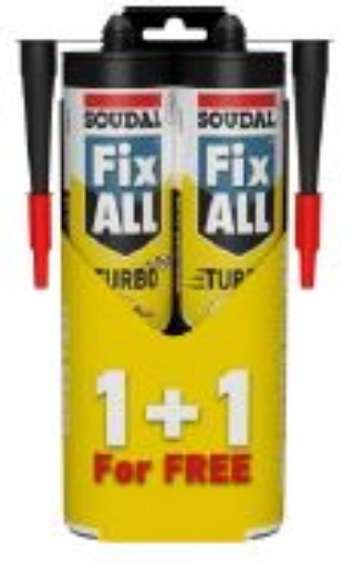 Picture of Soudal Fix All® Turbo White 290ml Twin Pack