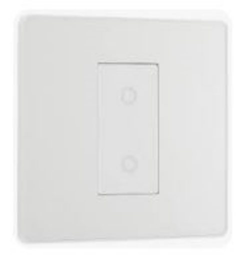 Picture of BG Evolve 1 Gang Single Touch Dimmer Switch SEC 2 Way Pearlescent White