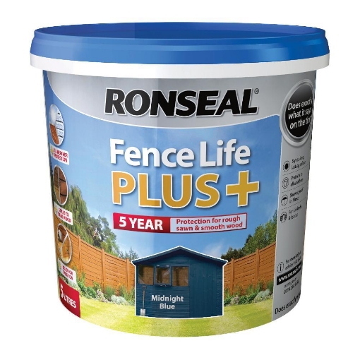 Picture of Ronseal Fencelife Plus Midnight Blue 5L