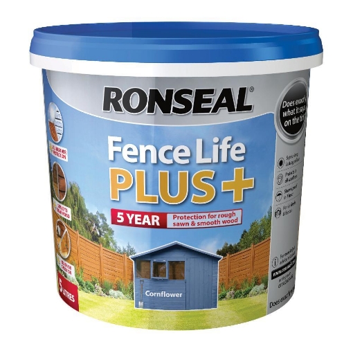 Picture of Ronseal Fencelife Plus Cornflower 5L