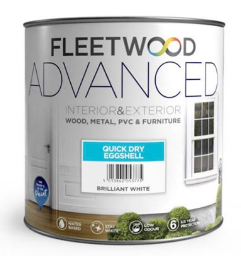 Picture of Fleetwood Quick Drying Advanced Eggshell Brilliant White 5 Litre