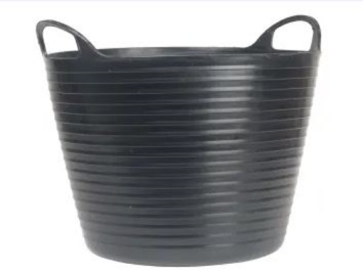 Picture of Faithfull 15L H/D Polyethylene Flex Tub Black