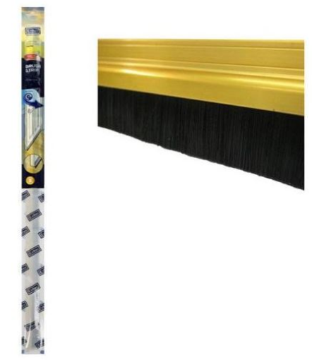 Picture of Exitex Pvc Brush Strip 914mm Gold