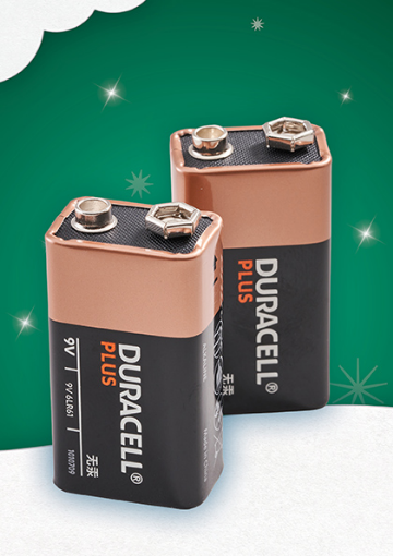 Picture of Duracell 9V Battery Twin Pack 