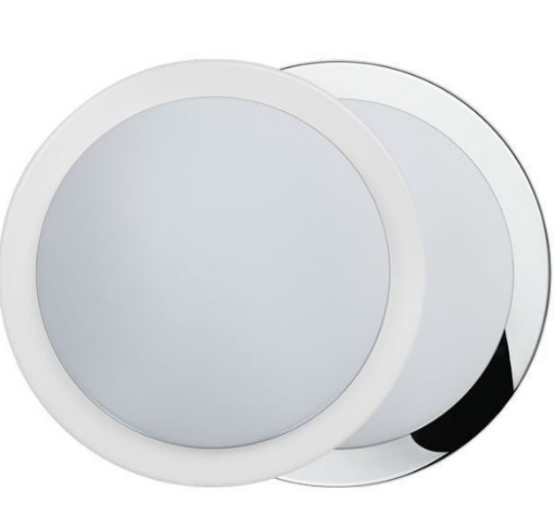 Picture of Luceco Decorative Indoor Bulkhead White & Chrome Bezel 220mm 1300Lm 14W 4000K 