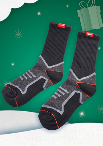 Picture of Scan Work Socks (Twin Pack)