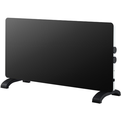 Picture of De Vielle Glass Convector Heater Black - 2kW