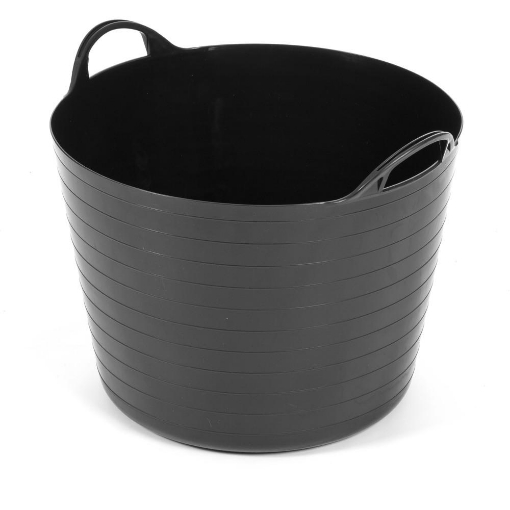 Picture of Strata Tuff Flexi Tub Black 40ltr